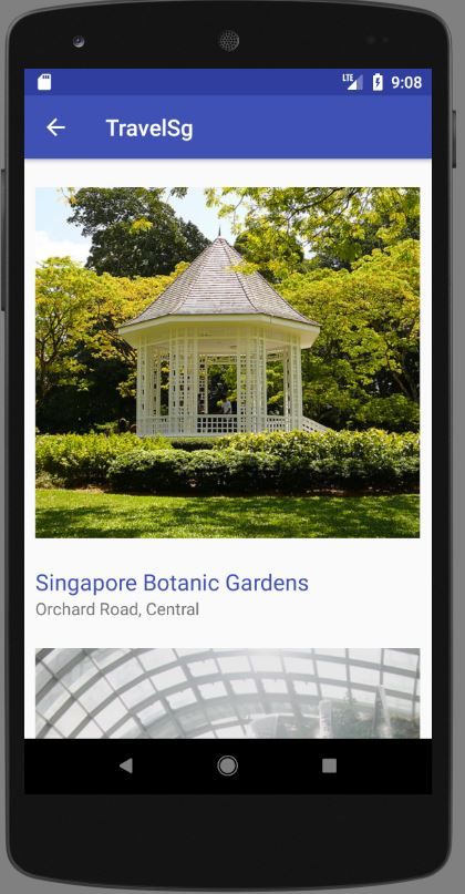 Singapore Travel App - Android